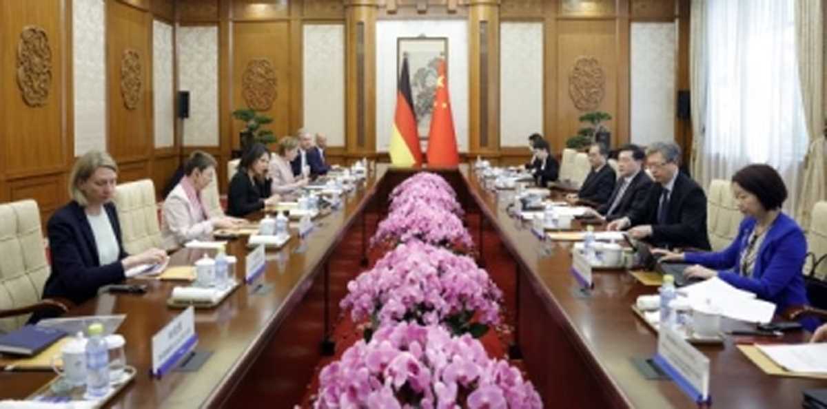 छठे दौर की चीन-जर्मनी कूटनीतिक और सुरक्षा सामरिक वार्ता आयोजित छठे दौर की चीन-जर्मनी कूटनीतिक और सुरक्षा सामरिक वार्ता आयोजित